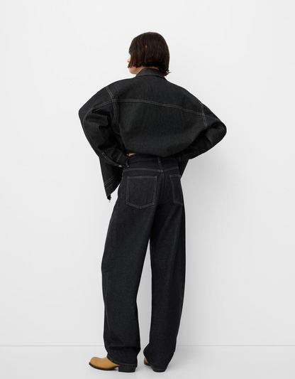 (Product 12) Sample - Denim jacket crop